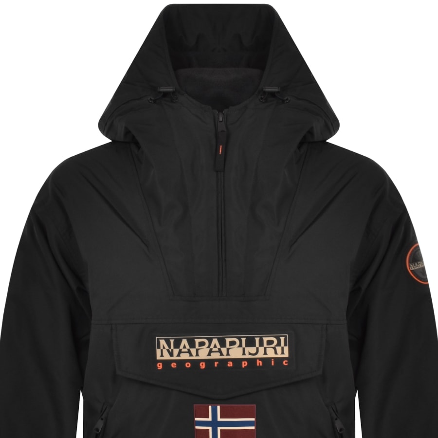 Napapijri Black Polyester Men s Jacket IT48 L Black